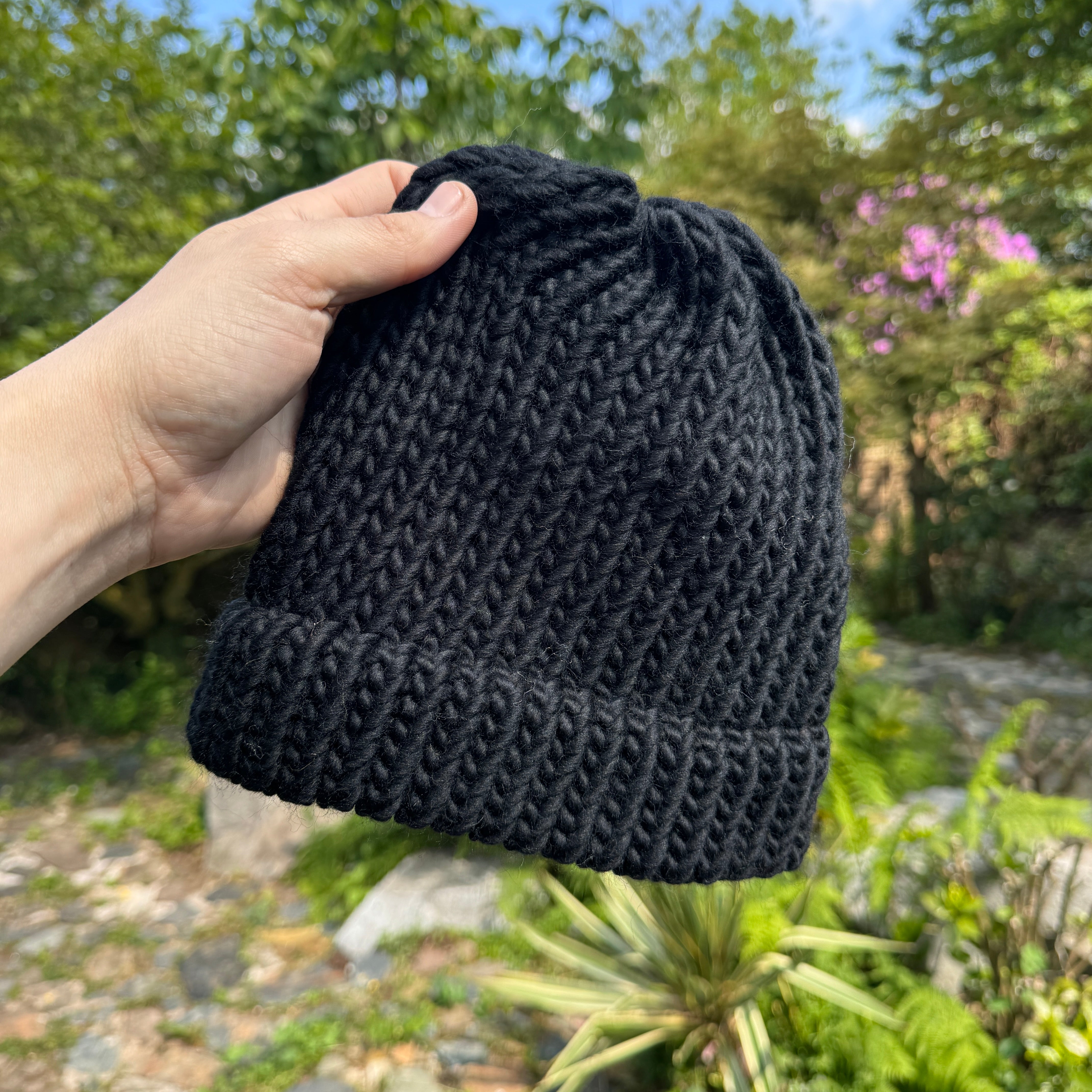 Adult Beanie, 100% Merino Wool Knit fashion Hat