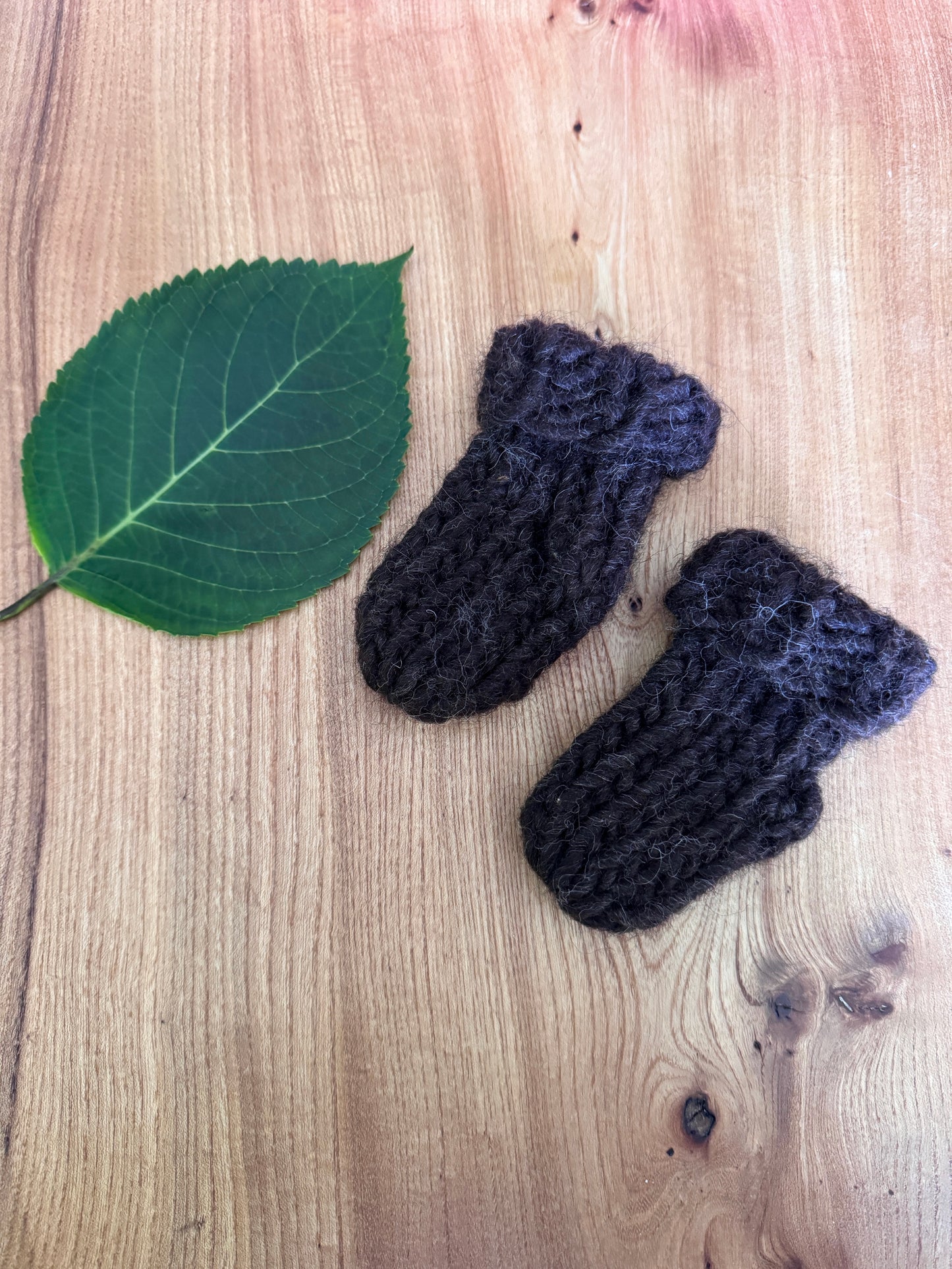 Black Shetland Wool Baby Socks - British Wool Collection