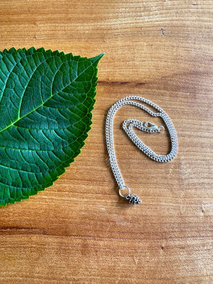 Tiny Pinecone Necklace