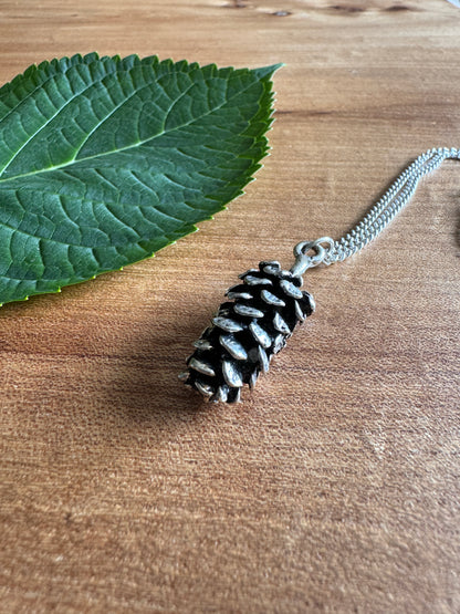 Large pinecone necklace