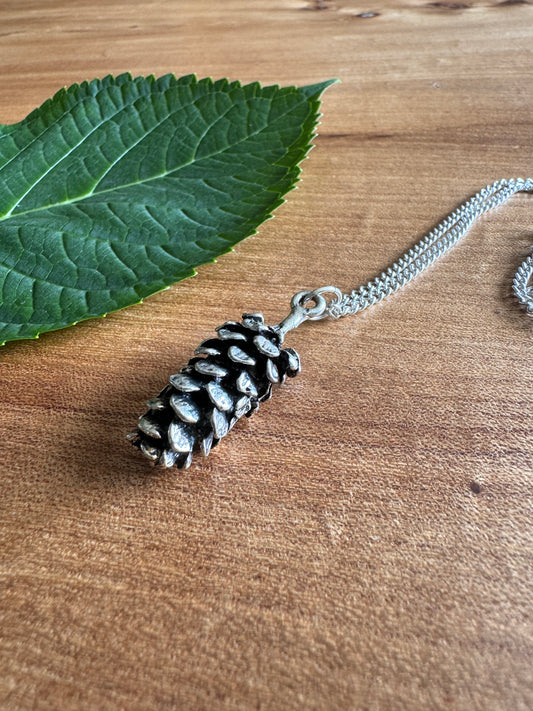 Large pinecone necklace