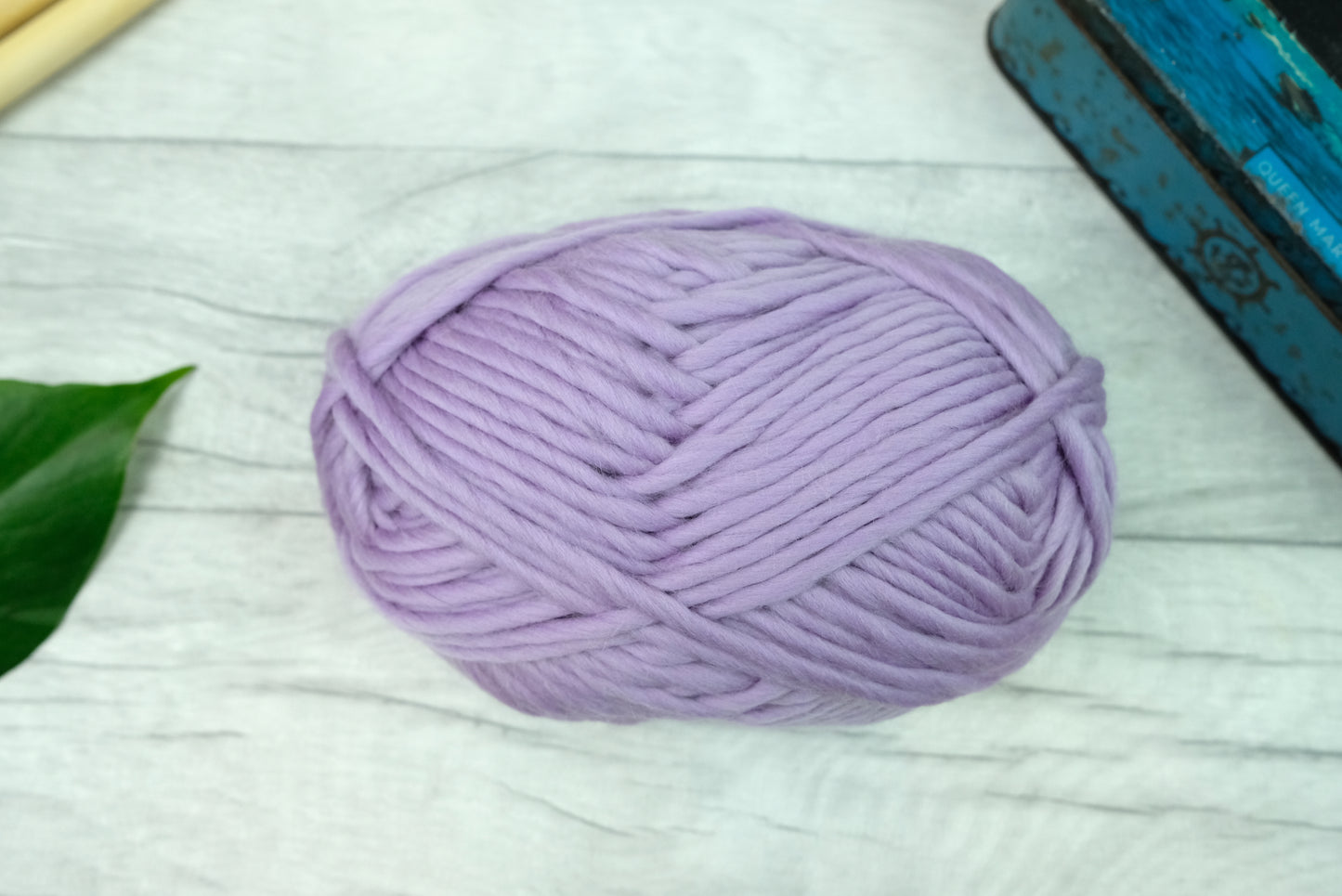 Lavender merino wool yarn