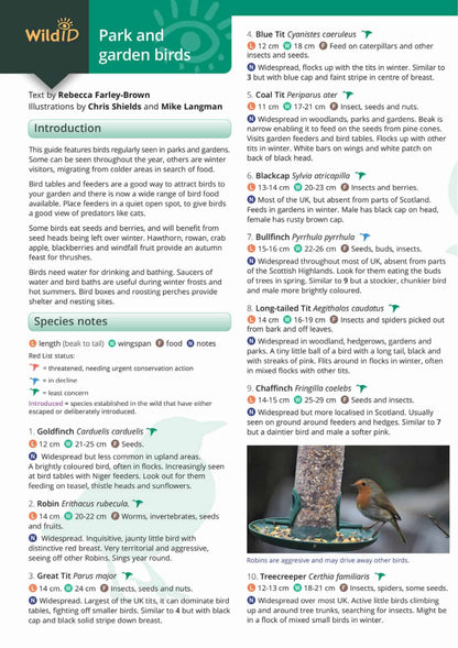 Wildlife & Nature Guide: Park and Garden Birds