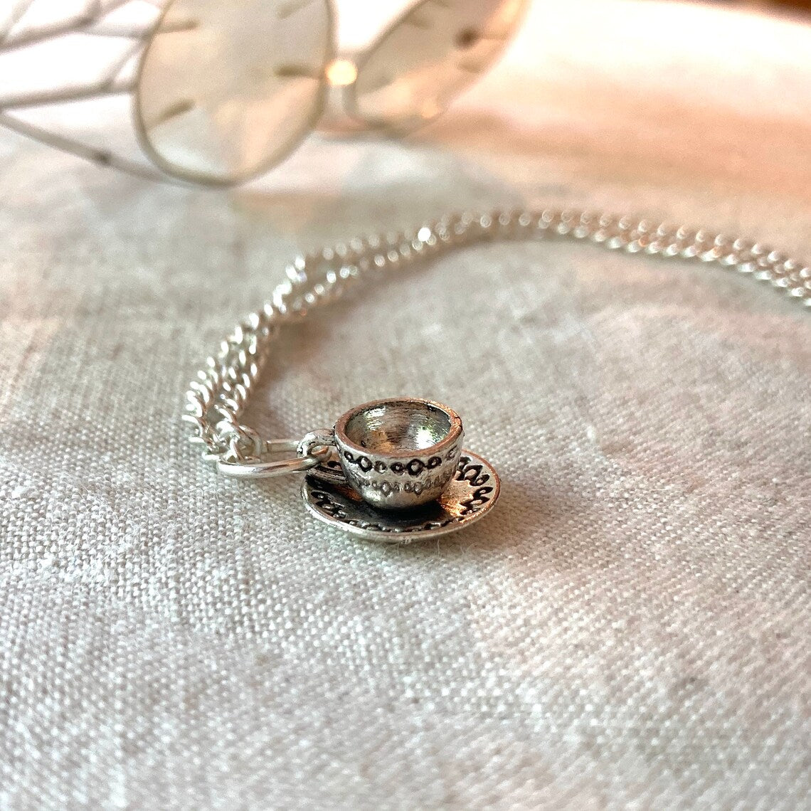 Tea Cup Necklace – Perfect for Adventurers and Coffee Lovers