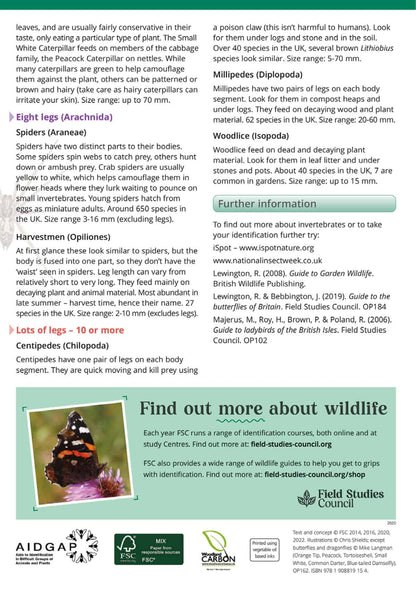 Wildlife & Nature Guide: Garden Bugs and Beasties