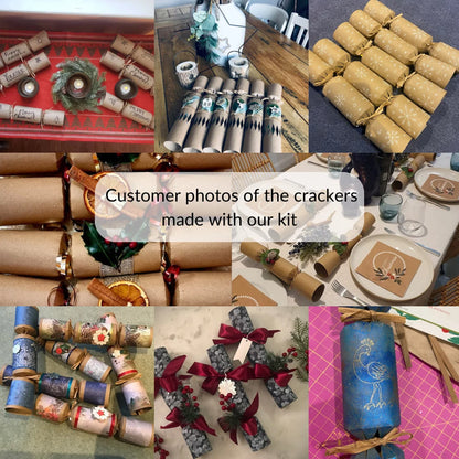 Christmas Cracker Craft Kit – Make 6 Eco-Friendly Crackers